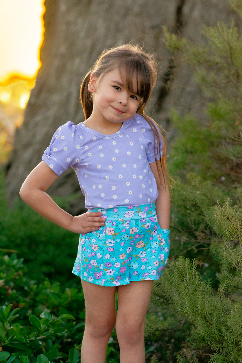 Thyme Shorts with FREE Thistle Tee PDF Sewing Pattern – Peony Patterns