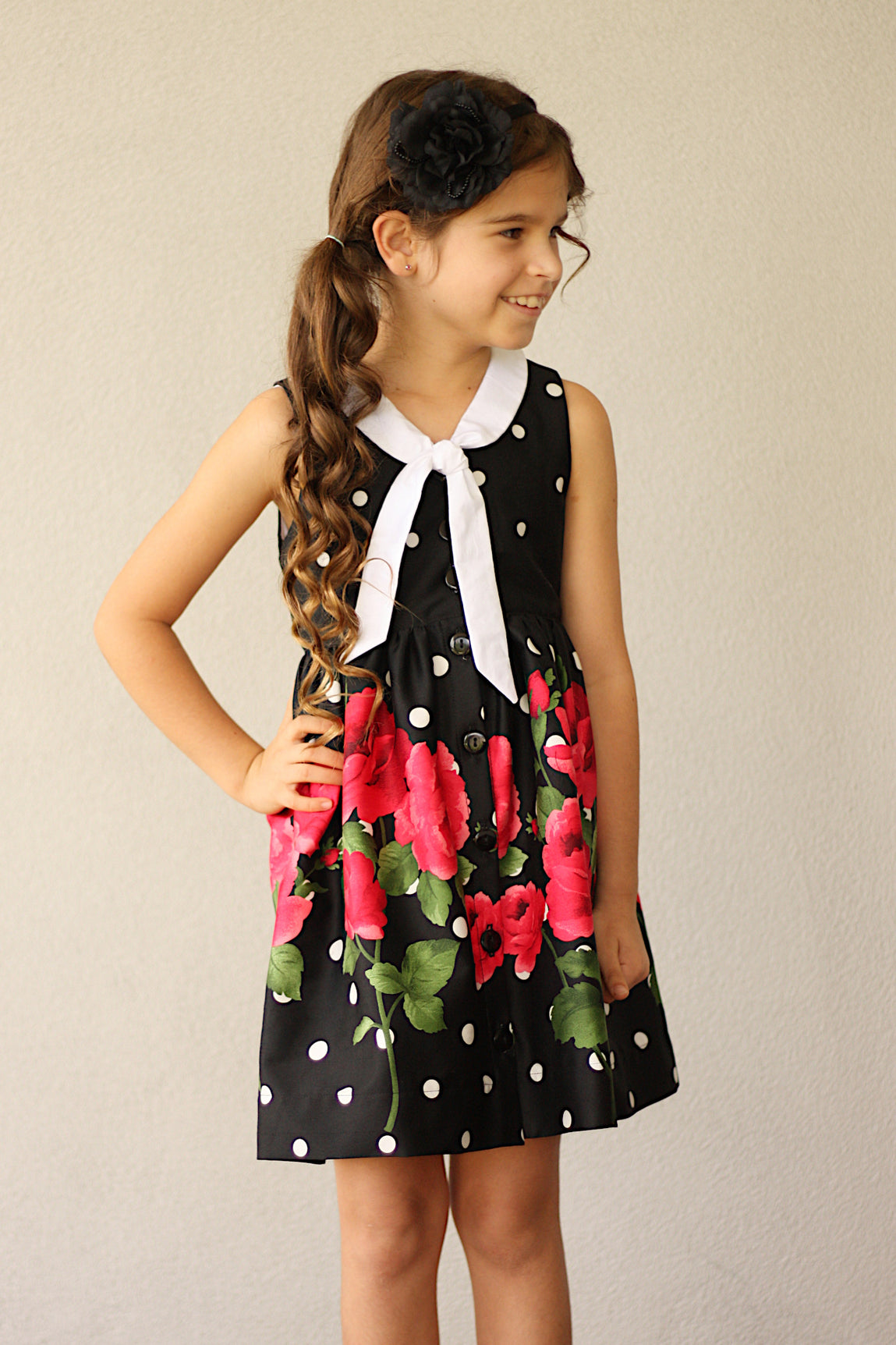 Buy Online Kids Girl Purple Color Vintage Style Shoulder Bow cute Dress –  Miss Lavish London