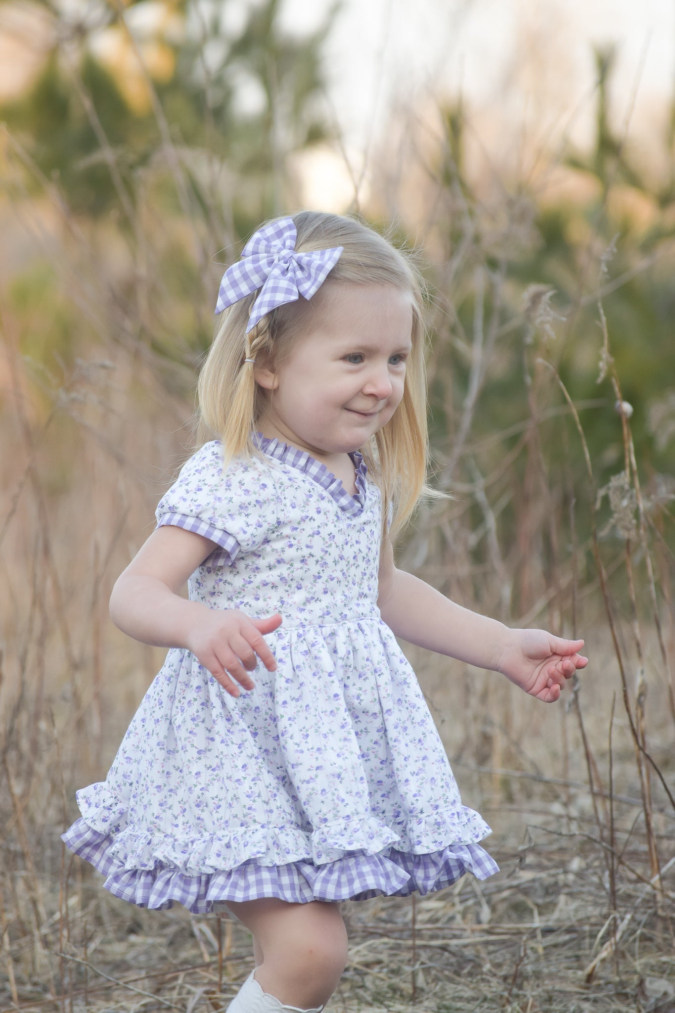 Hydrangea Child Dress PDF Sewing Pattern – Peony Patterns